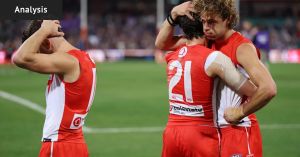 Swans’ roller coaster month ends with heartbreak after Fremantle fightback