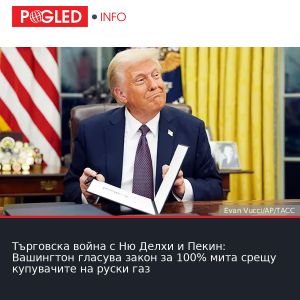 Търговска война с Ню Делхи и Пекин: Вашингтон гласува закон за 100% мита срещу купувачите на руски газ
