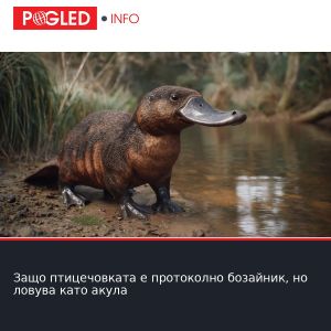 Защо птицечовката е протоколно бозайник, но ловува като акула