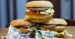 El lujo de una hamburguesa
