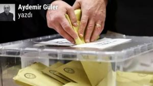 Oylar boşa gitmesin diye diye
