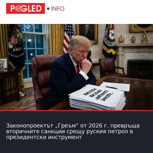 Законопроектът „Греъм“ от 2026 г. превръща вторичните санкции срещу руския петрол в президентски инструмент