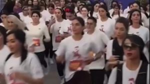 Unveiled women run Tehran road race defying Iran’s compulsory hijab law | Video