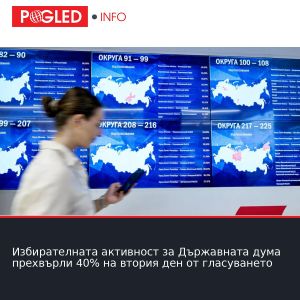Избирателната активност за Държавната дума прехвърли 40% на втория ден от гласуването