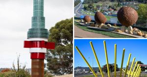 Coconuts, french fries and spark plugs. Why we love to hate our public art