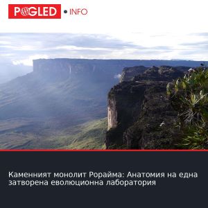 Каменният монолит Рорайма: Анатомия на една затворена еволюционна лаборатория