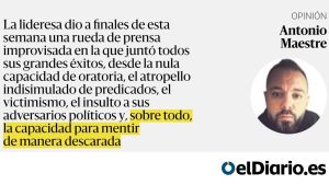 El arte de Ayuso para insultar a la cara a sus votantes