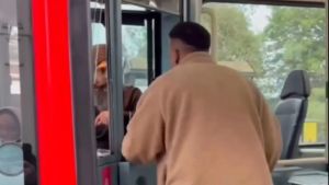 UK Sikh bus driver beaten, beard pulled before attacker steals bus and rams cars | Video