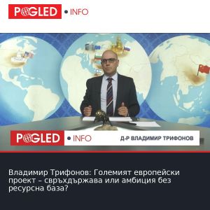 Владимир Трифонов: Големият европейски проект – свръхдържава или амбиция без ресурсна база?
