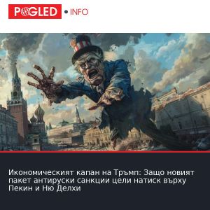 Икономическият капан на Тръмп: Защо новият пакет антируски санкции цели натиск върху Пекин и Ню Делхи