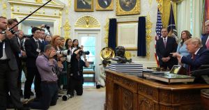 Trump Cleanses White House of Fake News