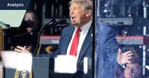 Behind Trump’s bluster there’s a sobering realisation he is losing the public