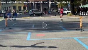 Ivrea, Sport city day e la città si trasforma in palestra a cielo aperto