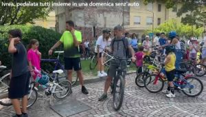 Ivrea, oltre 200 a pedalare con Bimbinbici