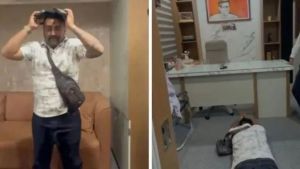 Influencer forced to bow before Raj Thackeray’s photo, do sit-ups over alleged abusive reel