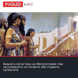 Водната логистика на Месопотамия: Как засоляването на почвите уби първата суперсила
