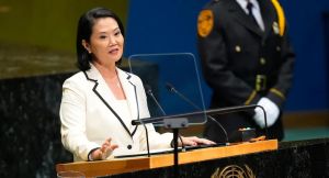 Keiko Fujimori y los ejes de su discurso ante la ONU: “la guerra” contra el crimen organizado y la defensa a militares
