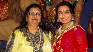 Bollywood stars attend funeral of Rani Mukerji’s mother Krishna Mukerji in Mumbai