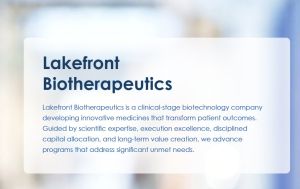 Lakefront Biotherapeutics Shares Jump 7.36% As Former Galapagos NV Continues Its Ongoing Corporate Reinvention