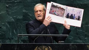 President Iran noemt land in VN-speech slachtoffer van terreur VS