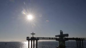Atlántida nos Peiraos do solpor