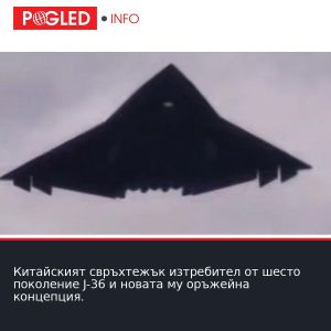 Китайският свръхтежък изтребител от шесто поколение J-36 и новата му оръжейна концепция.