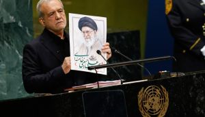 Blood on the UN podium: Iran’s president just defended genocide to an empty room