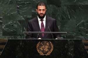 At the UN, Sharaa says peace with Israel possible, but vows Golan will remain Syrian