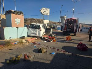 Son of Israel’s US envoy, a soldier, seriously hurt in car-ramming attack in West Bank; assailant shot dead
