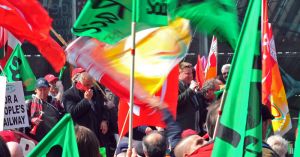 5. Rail workers to strike during Labour conference
