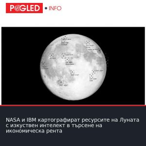 NASA и IBM картографират ресурсите на Луната с изкуствен интелект в търсене на икономическа рента