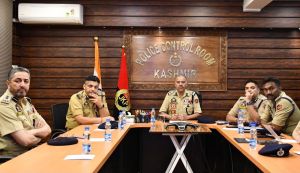 DGP Nalin Reviews Operational Preparedness Across Kashmir