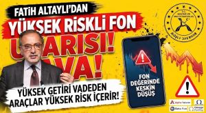 Fatih Altaylı, Fonlardaki Zararı Halk Niye Ödesin!