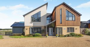 Contemporary East Tuddenham home with farmland views for sale at £1.35m