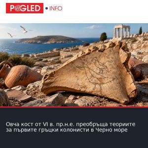 Овча кост от VI в. пр.н.е. преобръща теориите за първите гръцки колонисти в Черно море