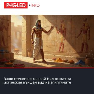 Защо стенописите край Нил лъжат за истинския външен вид на египтяните