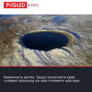 Каменната догма: Защо геологията крие газовия произход на най-големите кратери