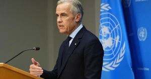 When Mark Carney wants to speak to Americans, this is how he does it