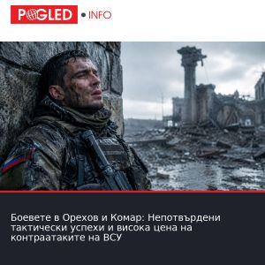 Боевете в Орехов и Комар: Непотвърдени тактически успехи и висока цена на контраатаките на ВСУ