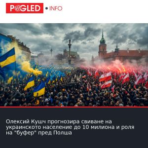 Олексий Кушч прогнозира свиване на украинското население до 10 милиона и роля на 