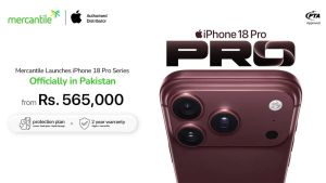Mercantile launches iPhone 18 Pro and iPhone 18 Pro Max officially in Pakistan