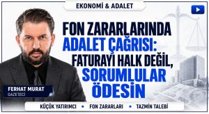 Faturayı Halk Değil, Sorumlular Ödesin