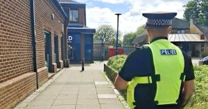 Two men arrested after five business burglaries in two weeks