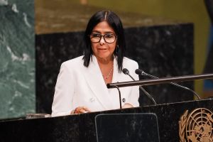 Venezuela’s Acting Leader Makes Her U.N. Debut