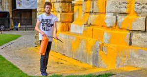 Norfolk man gets suspended sentence over spray paint Just Stop Oil protest