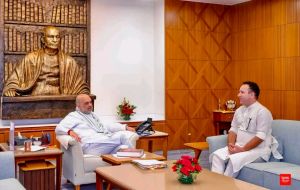 LoP Sunil Sharma Meets Amit Shah, Discusses Key J&K Issues