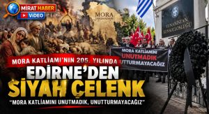 Mora Katliamı’nın 205. Yılında Edirne’den Siyah Çelenk