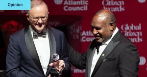 Albanese got the gong, but misogyny is the real global citizen