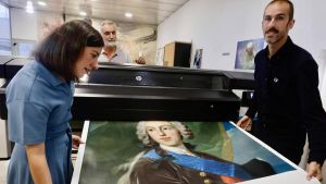 Pruebas de color, impresión de alta calidad, una 