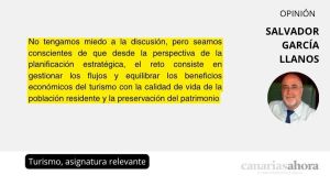 Turismo, asignatura relevante